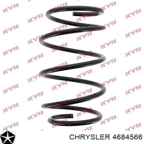 Mola dianteira direita Chrysler 4684566 preço, a partir de  