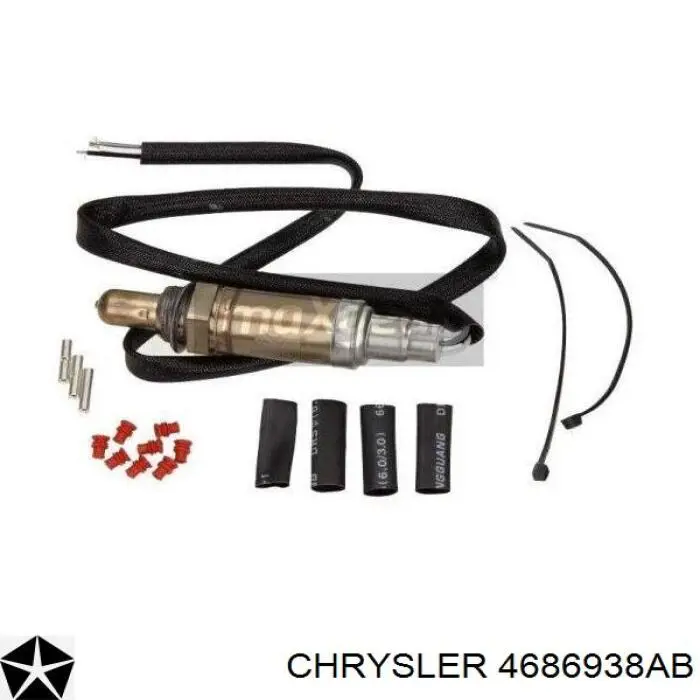 Sonda lambda, sensor de oxigênio até o catalisador 4686938AB Chrysler