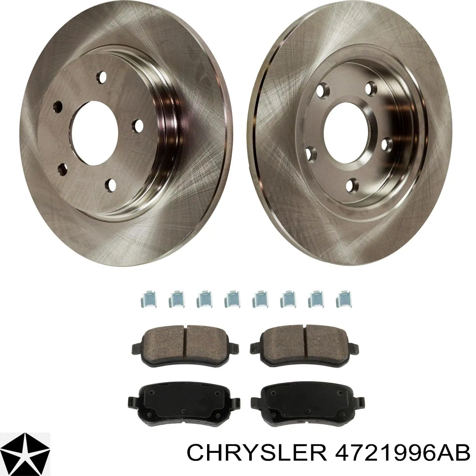 4721996AB Chrysler Disco do freio traseiro