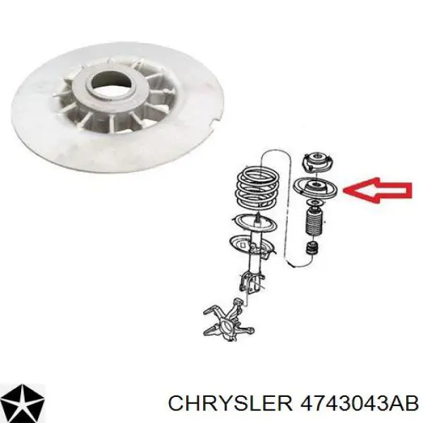  Chrysler 04743043AB preço, a partir de 165,24 USD