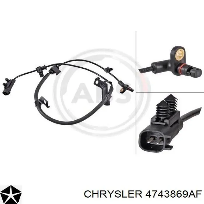 Sensor ABS traseiro esquerdo Chrysler 4743869AF preço, a partir de 27,98 USD