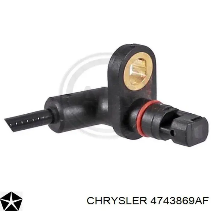 4743869AF Chrysler Sensor ABS traseiro esquerdo
