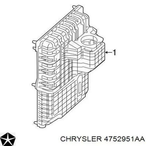 Cárter da Caixa Automática de Mudança Chrysler 4752951AA preço, a partir de 115,24 USD