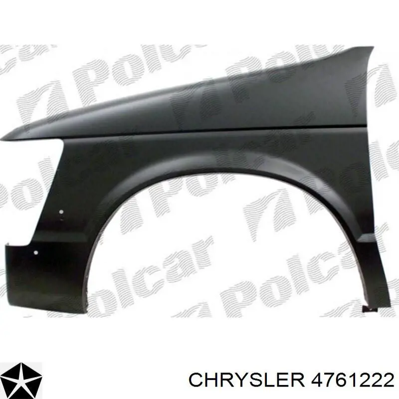 Pára-lama dianteiro direito para Chrysler Voyager I ES 