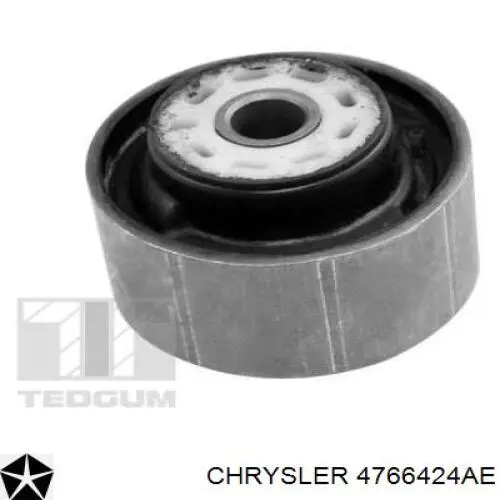 4766424AE Chrysler Braço oscilante inferior direito de suspensão dianteira