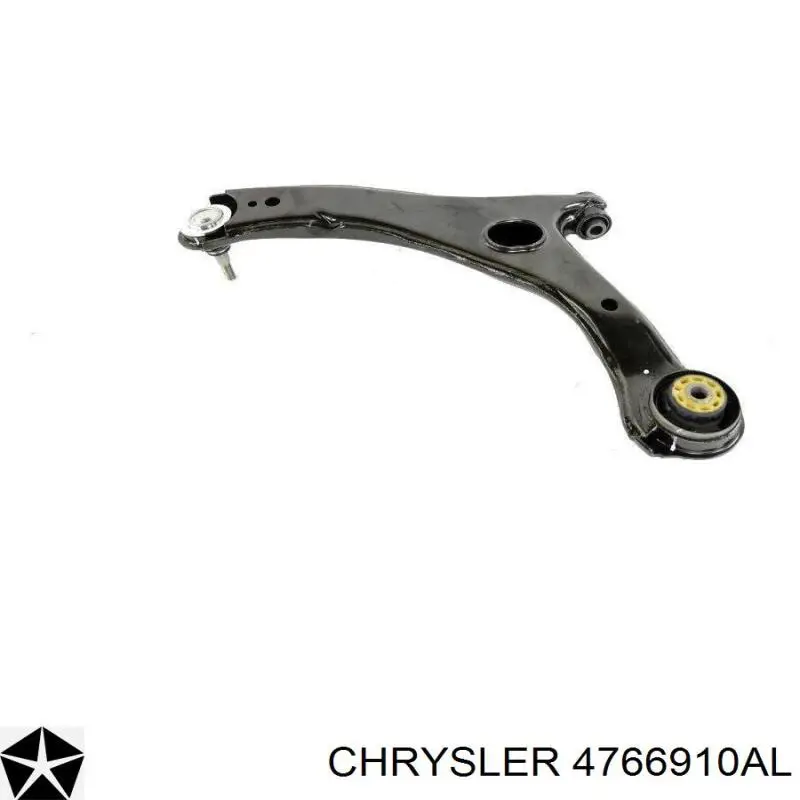 Compre 4766910AL Chrysler Braço oscilante inferior direito de suspensão dianteira