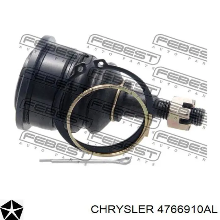4766910AL Chrysler Braço oscilante inferior direito de suspensão dianteira