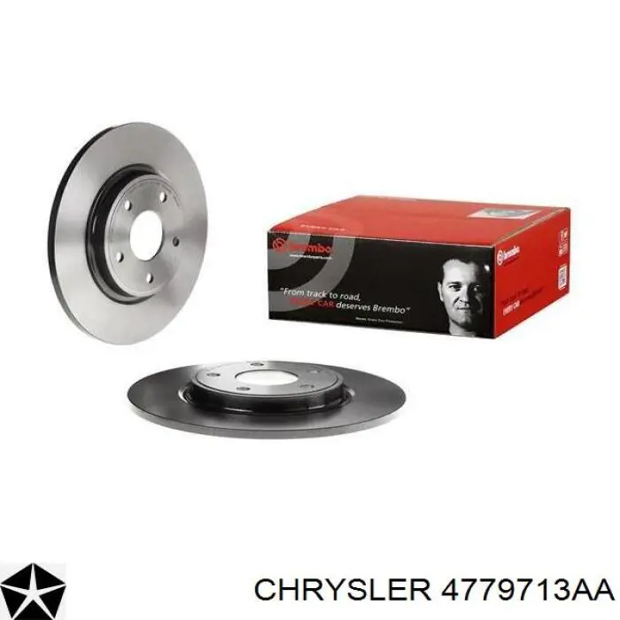 4779713AA Chrysler Disco do freio traseiro
