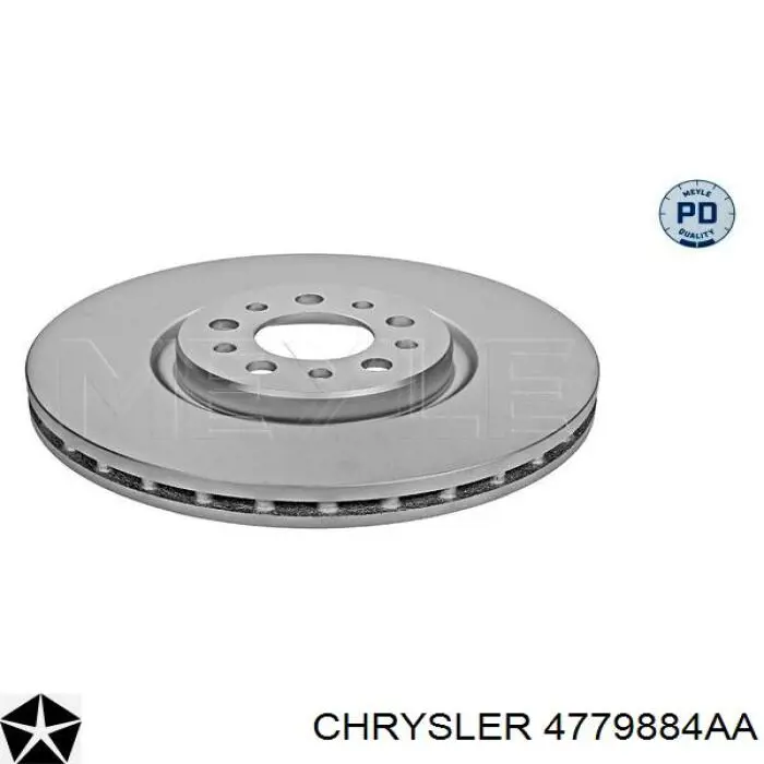 Disco do freio dianteiro Chrysler 4779884AA preço, a partir de 72,73 USD
