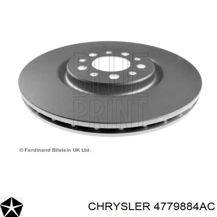 4779884AC Chrysler Disco do freio dianteiro