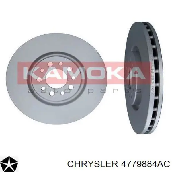 Disco do freio dianteiro Chrysler 4779884AC preço, a partir de 72,73 USD