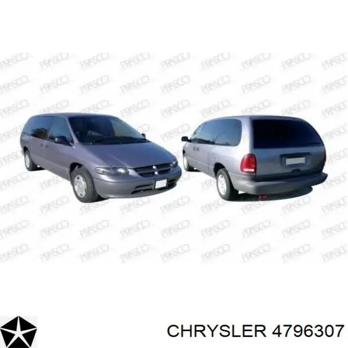 Compre 4796307 Chrysler Mecanismo de acionamento de vidro da porta dianteira esquerda