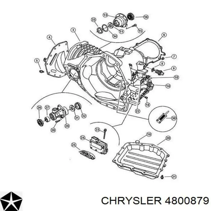 Compre 4800879 Chrysler Sensor de velocidade