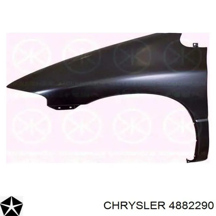 Pára-lama dianteiro direito Chrysler Voyager II GS 