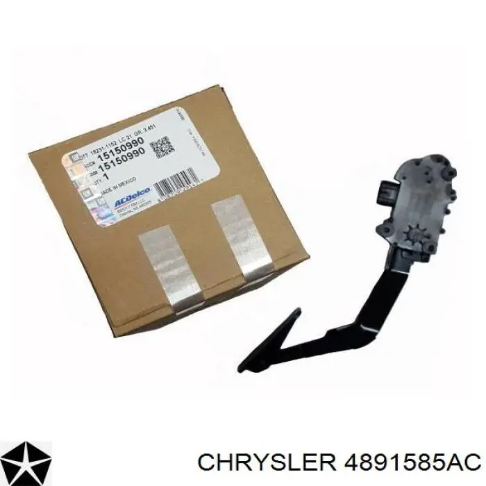 Pedal de gás (de acelerador) Chrysler 4891585AC preço, a partir de 46,01 USD