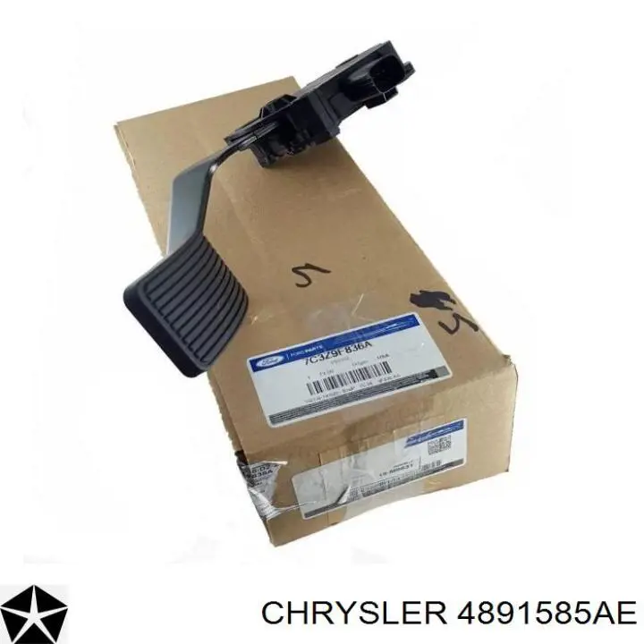 Pedal de gás (de acelerador) Fiat/Alfa/Lancia 04891585AE preço, a partir de 99,32 USD