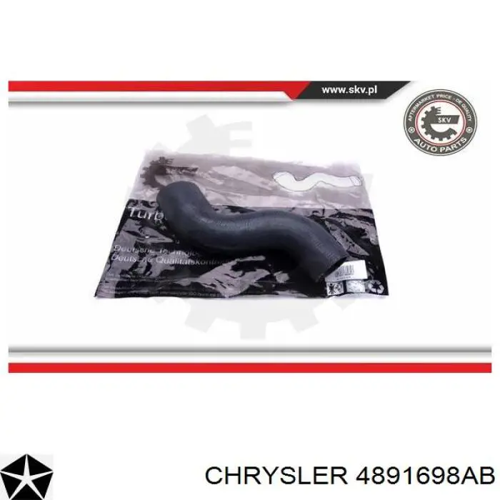 4891698AB Chrysler Mangueira (cano derivado) de intercooler