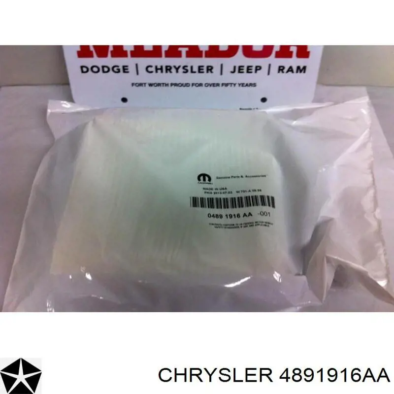 Filtro de ar Chrysler 4891916AA preço, a partir de 14,57 USD