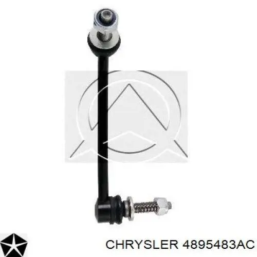 4895483AC Chrysler Montante esquerdo de estabilizador dianteiro