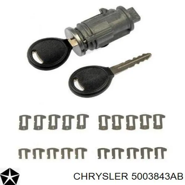 Compre 5003843AB Chrysler Grupo de contato de fecho de ignição