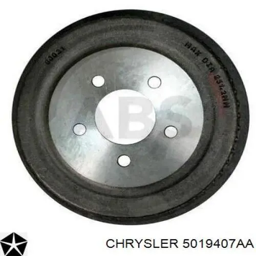 Compre 5019407AA Chrysler Tambor do freio traseiro