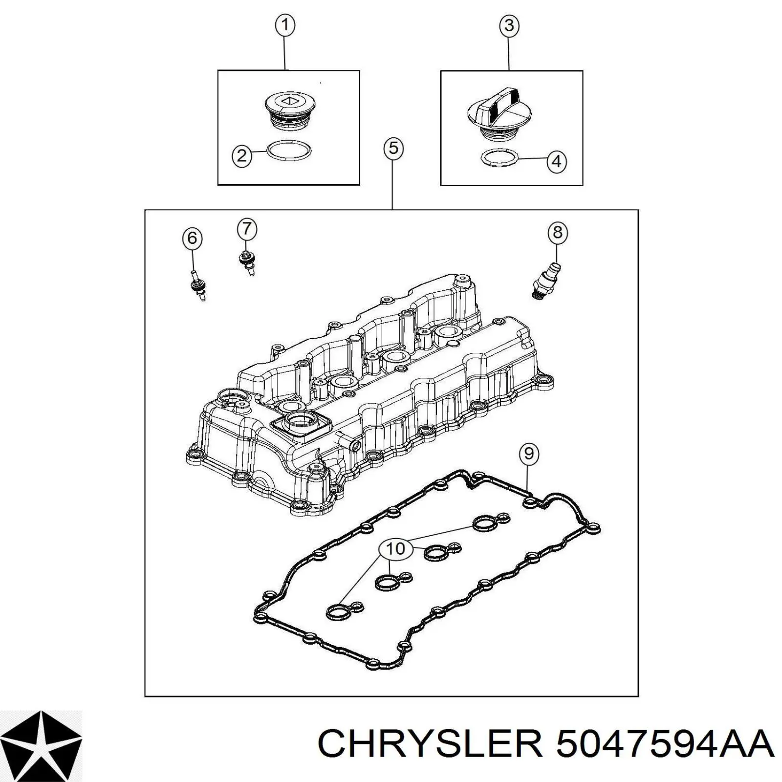  Chrysler 5047594AA preço, a partir de 14,54 USD
