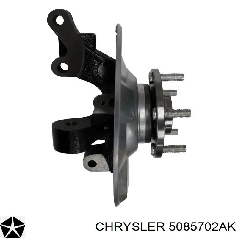 5085702AK Chrysler Pino moente (extremidade do eixo) dianteiro direito
