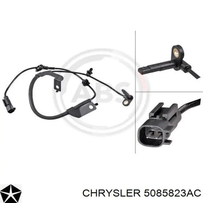 Sensor ABS dianteiro esquerdo Chrysler 5085823AC preço, a partir de 19,79 USD