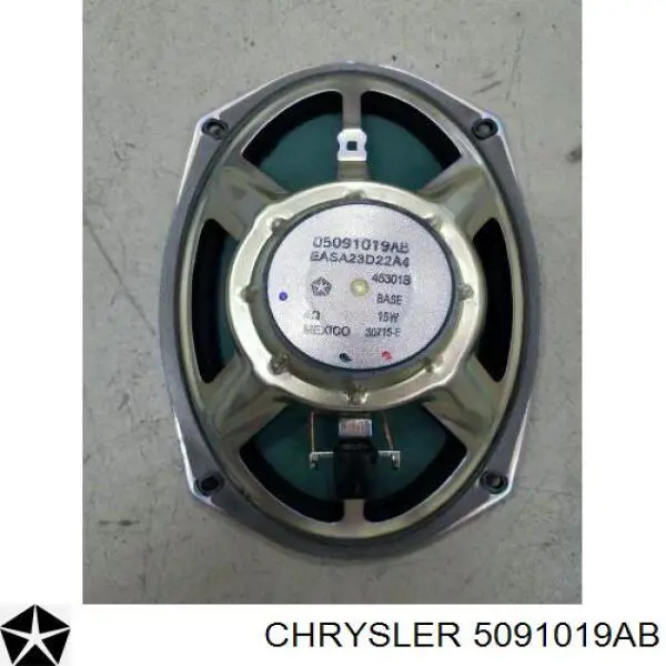 5091019AB Chrysler Alto-falante da porta dianteira