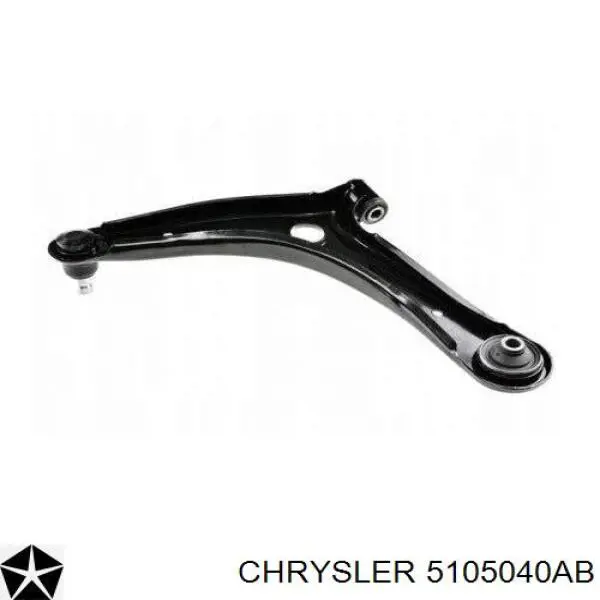 Braço oscilante inferior direito de suspensão dianteira Chrysler 5105040AB preço, a partir de 90,39 USD