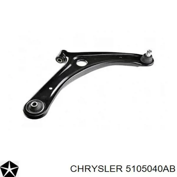 Compre 5105040AB Chrysler Braço oscilante inferior direito de suspensão dianteira