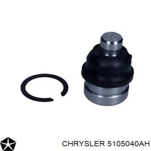 5105040AH Chrysler Braço oscilante inferior direito de suspensão dianteira