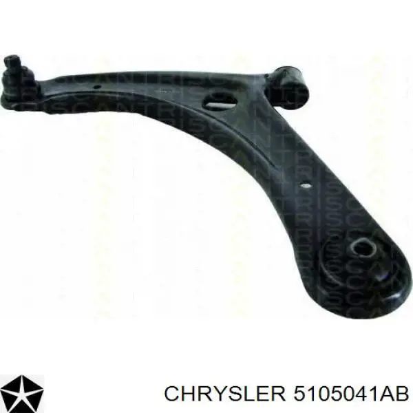 Braço oscilante inferior esquerdo de suspensão dianteira Chrysler 5105041AB preço, a partir de 89,21 USD