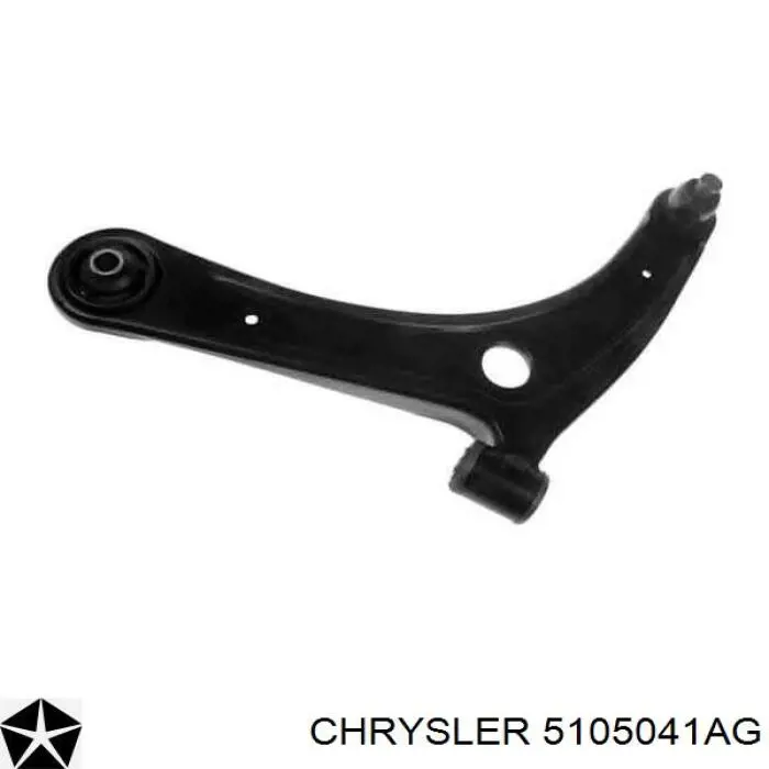 Braço oscilante inferior esquerdo de suspensão dianteira Chrysler 5105041AG preço, a partir de 94,97 USD