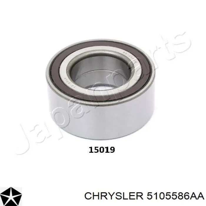 Compre 5105586AA Chrysler Rolamento de cubo dianteiro