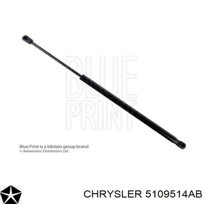 Compre 5109514AB Chrysler Amortecedor de tampa de porta-malas (de 3ª/5ª porta traseira)