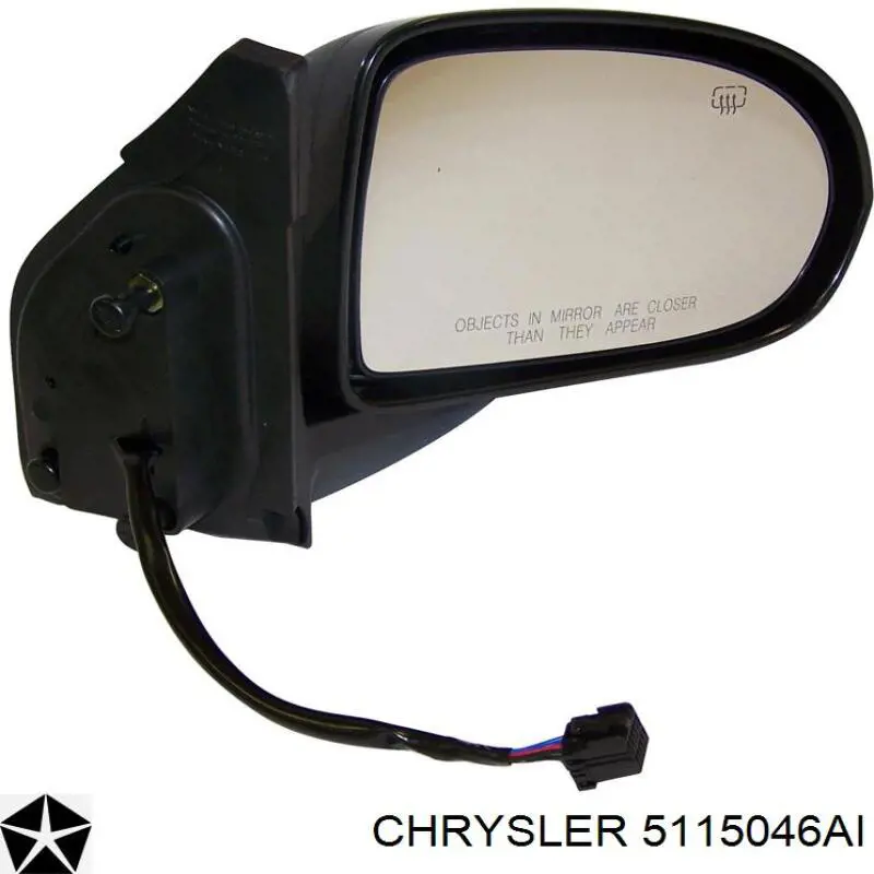 5115046AK Chrysler Espelho de retrovisão direito