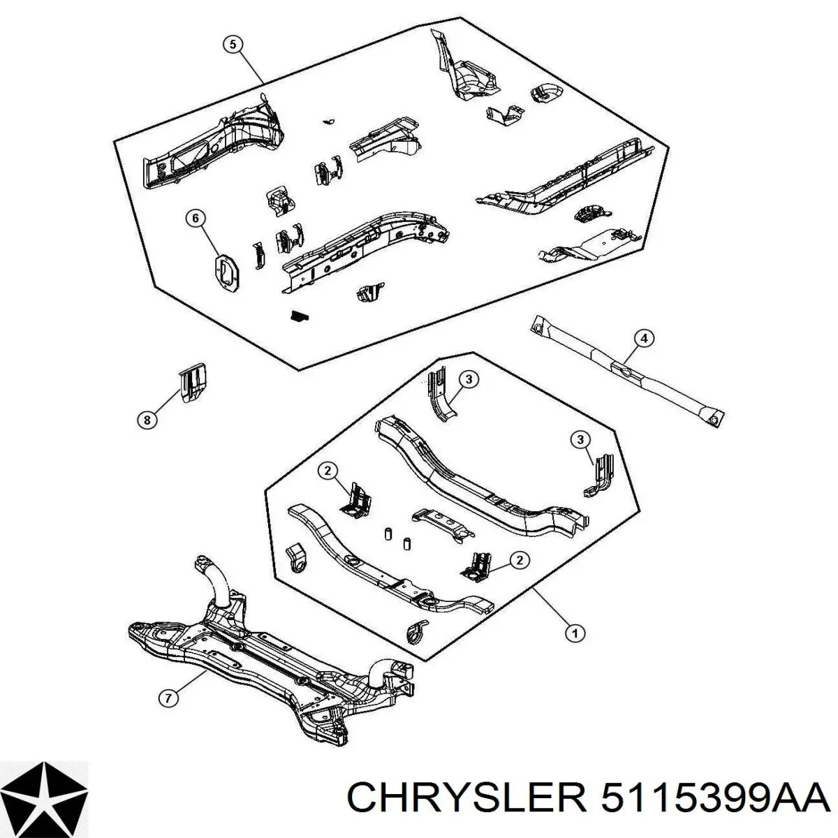 5115399AA Chrysler 
