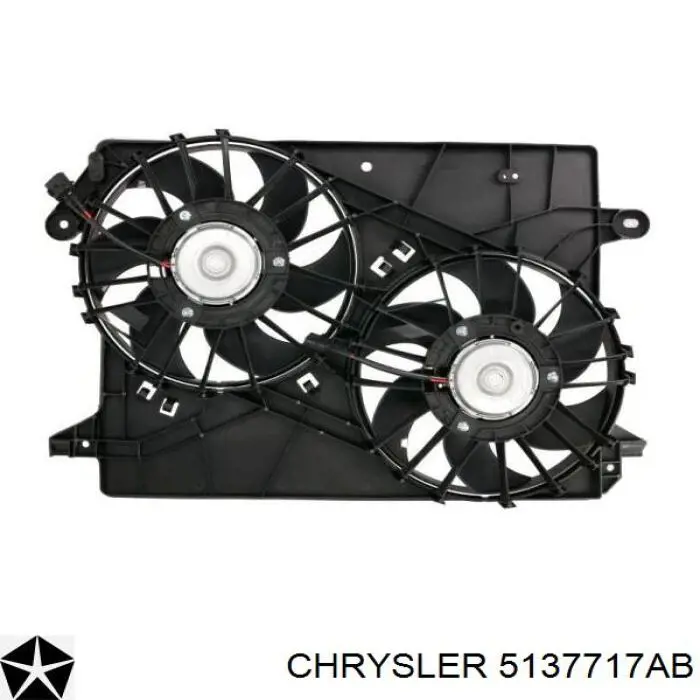 Compre Ventilador elétrico de esfriamento montado (motor + roda de aletas) Chrysler 300 