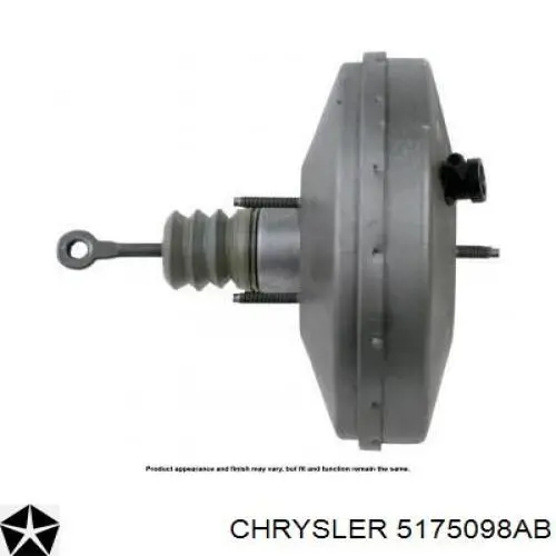 05175098AB Chrysler Reforçador dos freios a vácuo