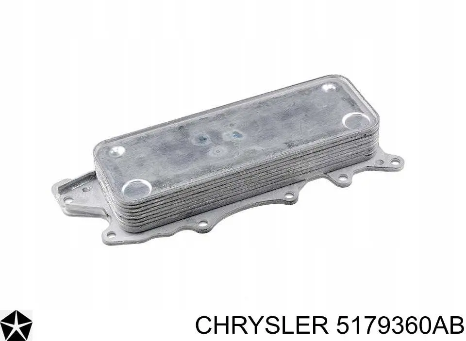 5179360AB Chrysler Radiador de óleo (frigorífico), debaixo de filtro