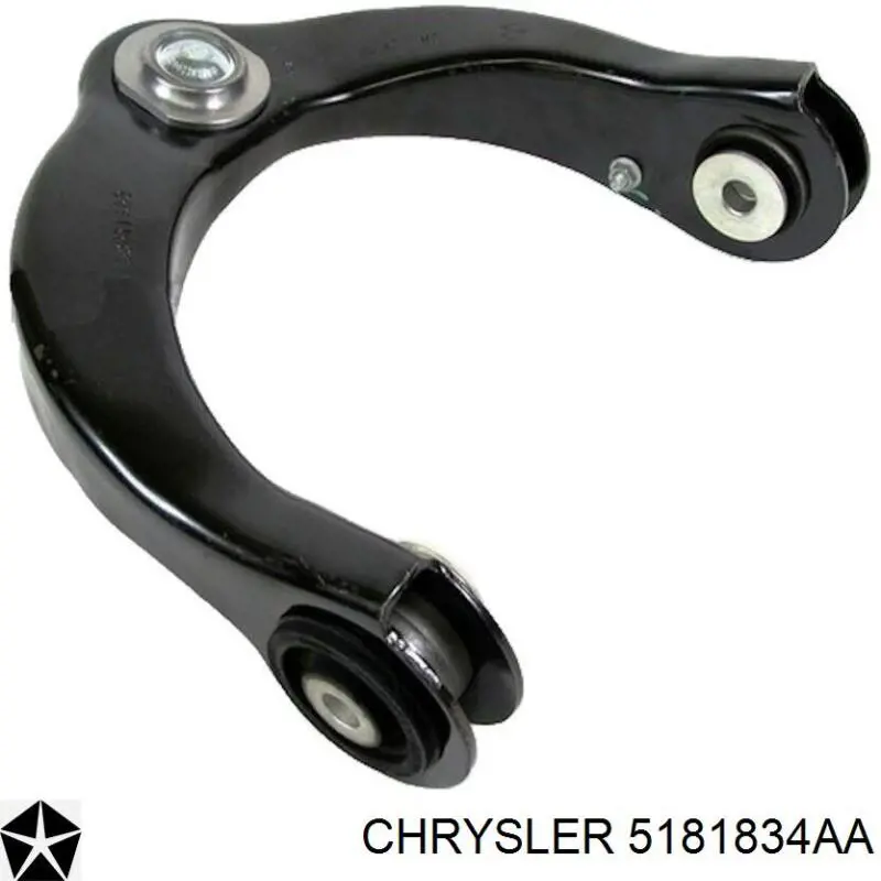 5181834AA Chrysler Braço oscilante inferior direito de suspensão dianteira