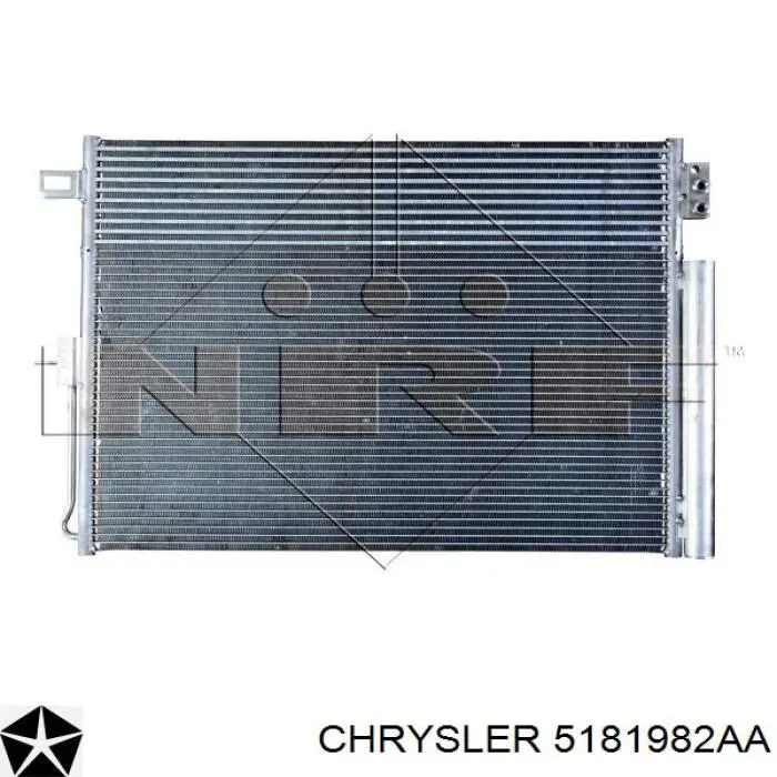 Radiador de aparelho de ar condicionado Chrysler 5181982AA preço, a partir de 144,71 USD