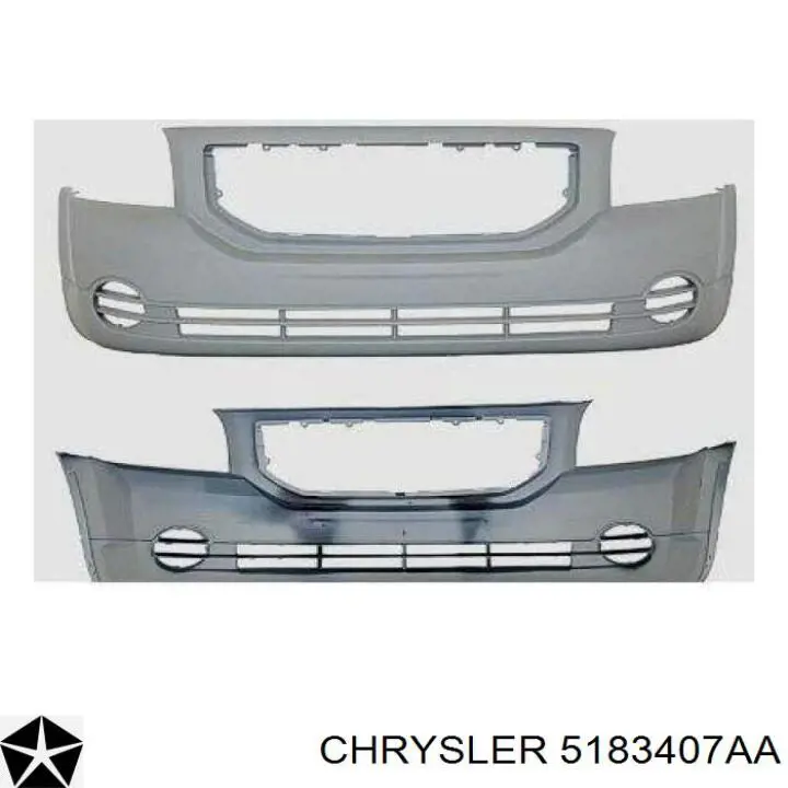 Pára-choque dianteiro Chrysler 5183407AB preço, a partir de 87,64 USD
