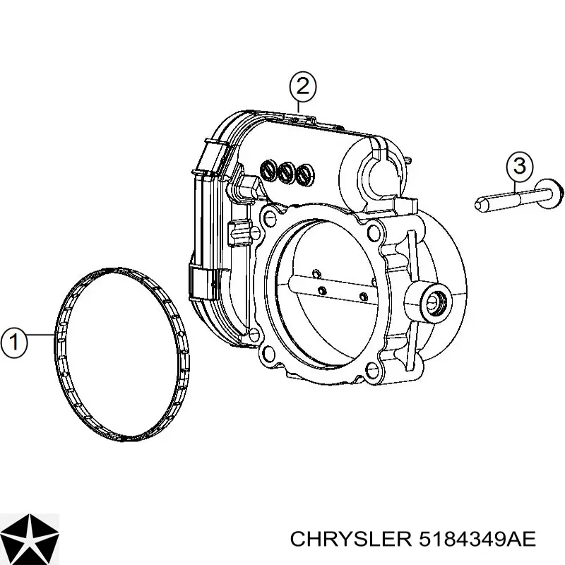 Válvula de borboleta montada Chrysler 5184349AE preço, a partir de 180,37 USD
