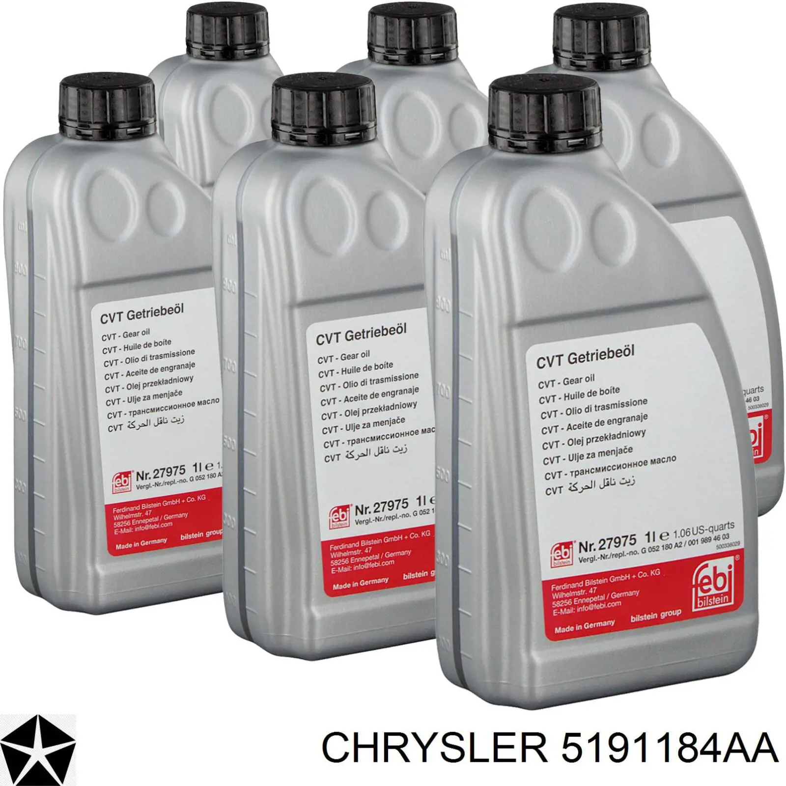 Compre 5191184AA Chrysler Óleo de transmissão