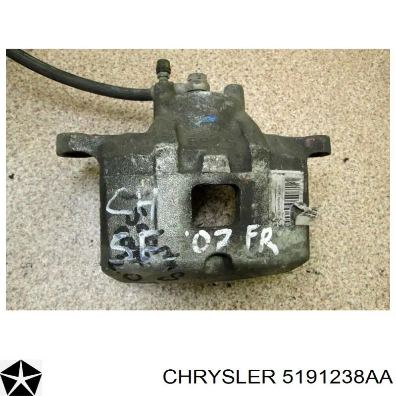 Suporte do freio dianteiro direito Chrysler 5191238AA preço, a partir de 69,93 USD
