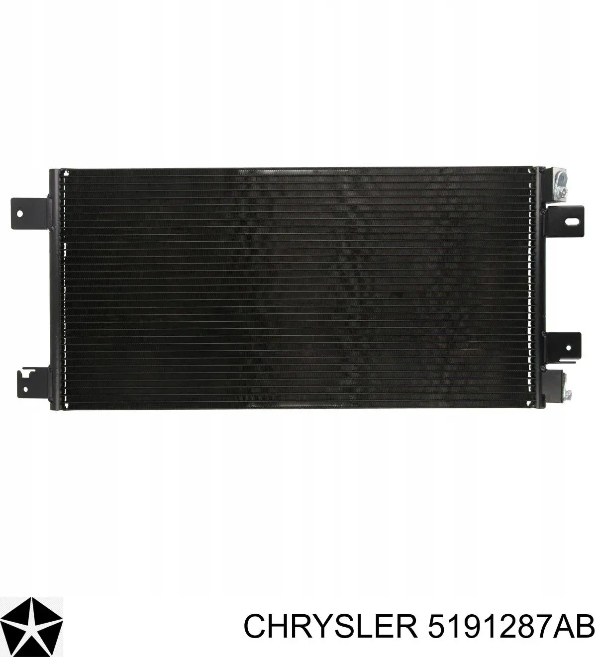 5191287AB Chrysler Radiador de aparelho de ar condicionado