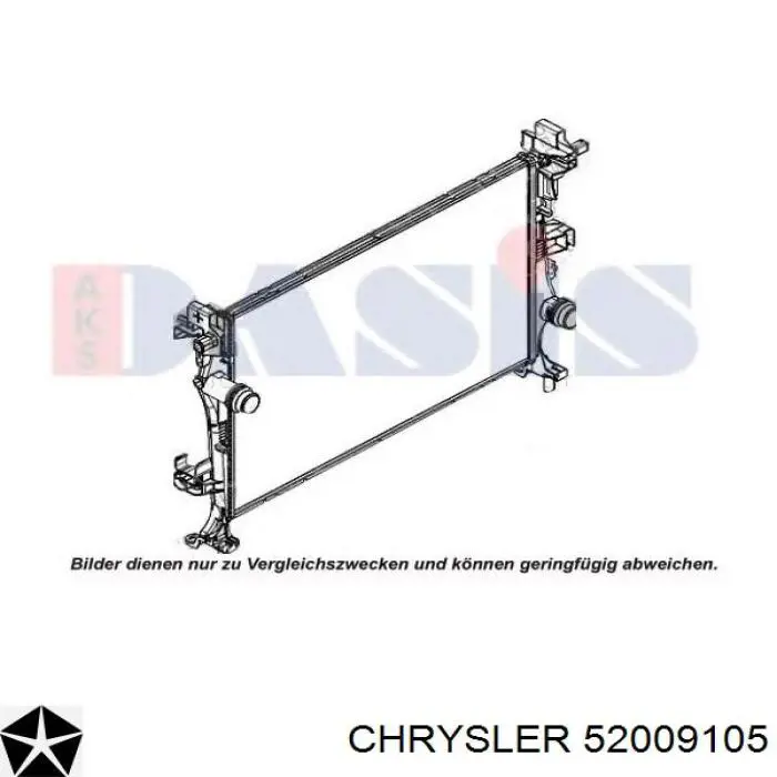 Radiador de esfriamento de motor Chrysler 52009105 preço, a partir de 178,77 USD