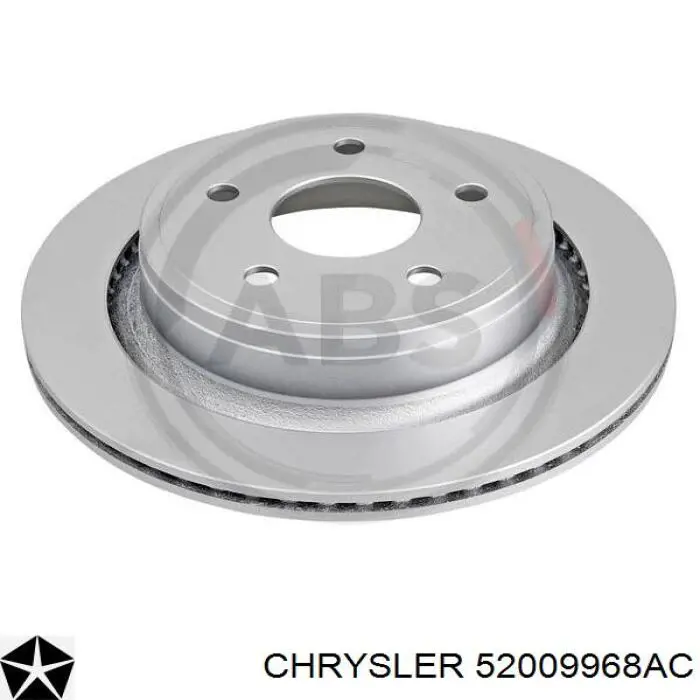 52009968AC Chrysler Disco do freio traseiro